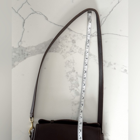 Coach vintage shoulder bag in mahogany 9870 - Picture 9 of 14